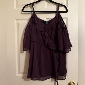 Torrid Purple Top Size 2